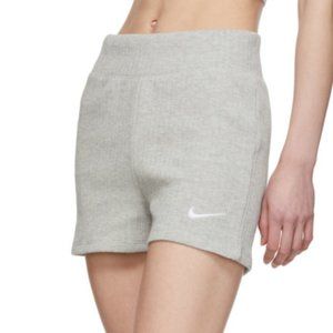 Nike Grey Ribbed Shorts